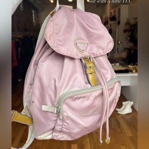Prada Light Pink Backpack